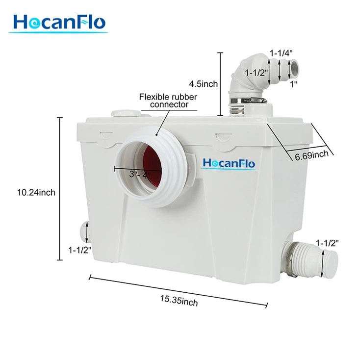 500w Automatic Macerator Sewerage Pump For Basement